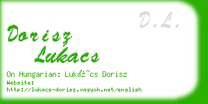 dorisz lukacs business card